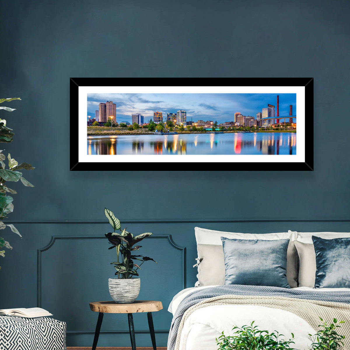 Birmingham Railroad Park Skyline Wall Art