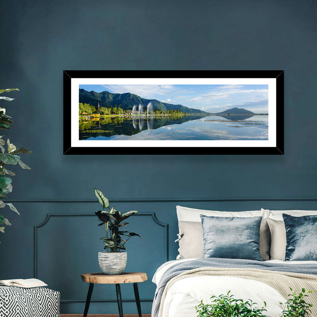 Dal Lake Reflections, Srinagar Wall Art