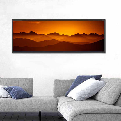 Tatry Mountains Sunset, Slovakia Wall Art