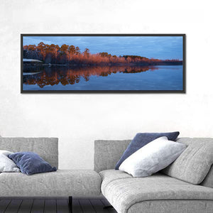 Cloudy Lake Livingston Wall Art