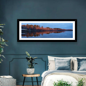 Cloudy Lake Livingston Wall Art