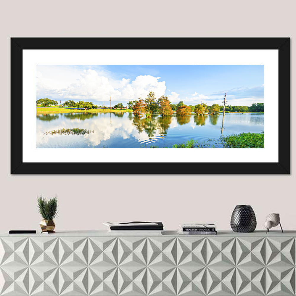 Lafayette Bayou Reflection Wall Art