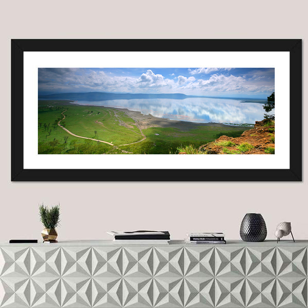 Lake Nakuru Cliffside Reflection Wall Art