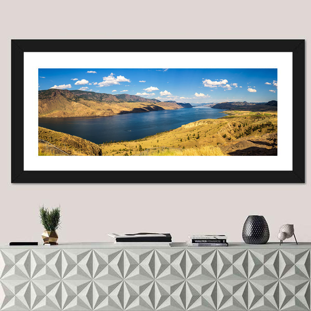 Golden Grass at Kamloops Lake Wall Art