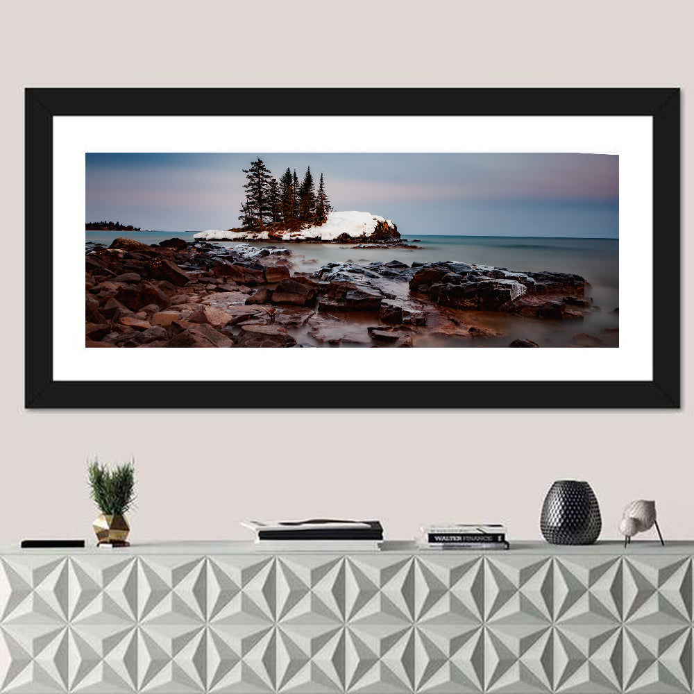 Lake Superior Winter Shore Wall Art