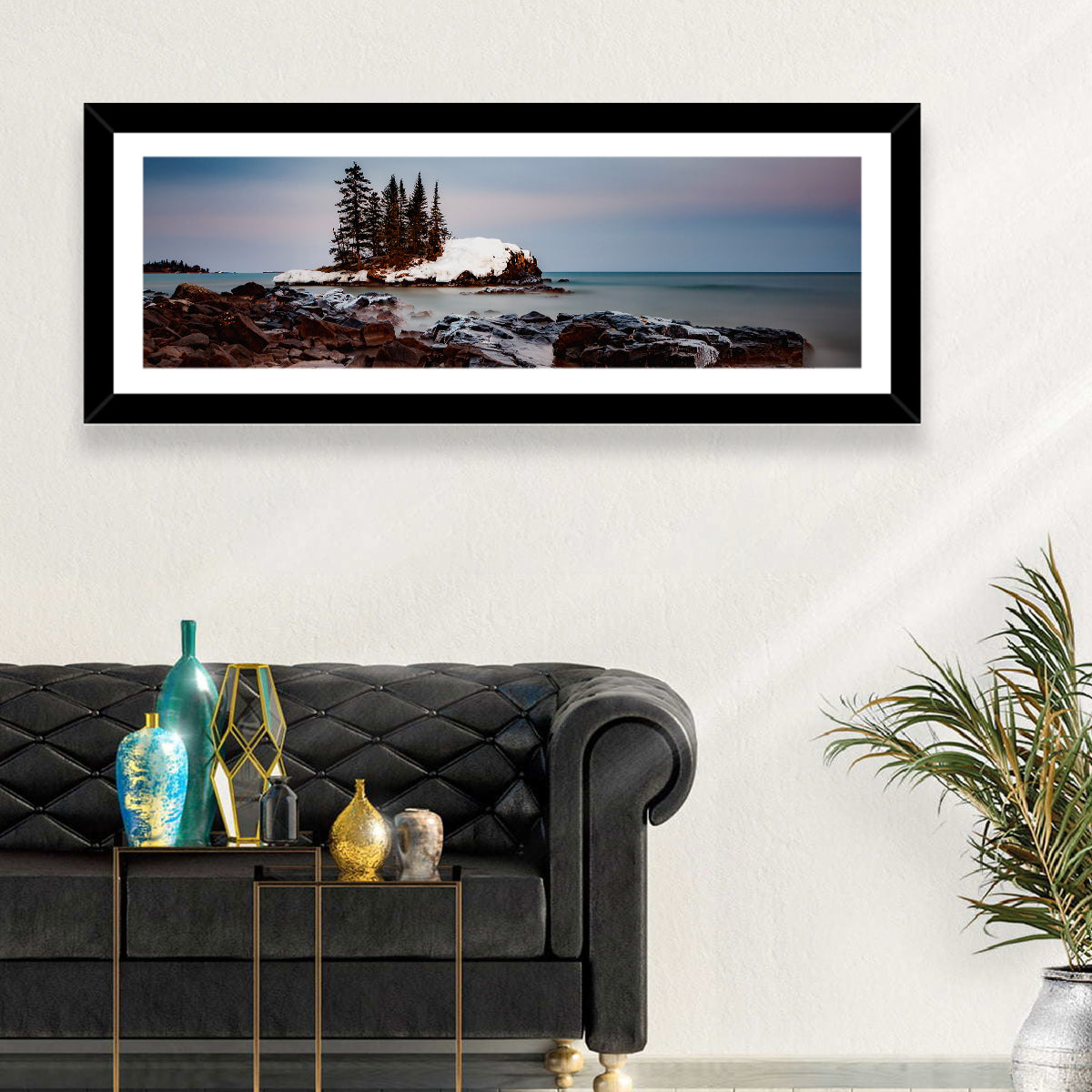 Lake Superior Winter Shore Wall Art