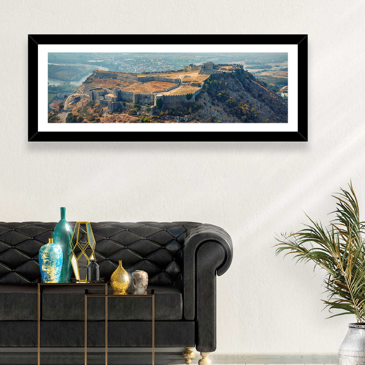 Rozafa Castle Aerial View Wall Art