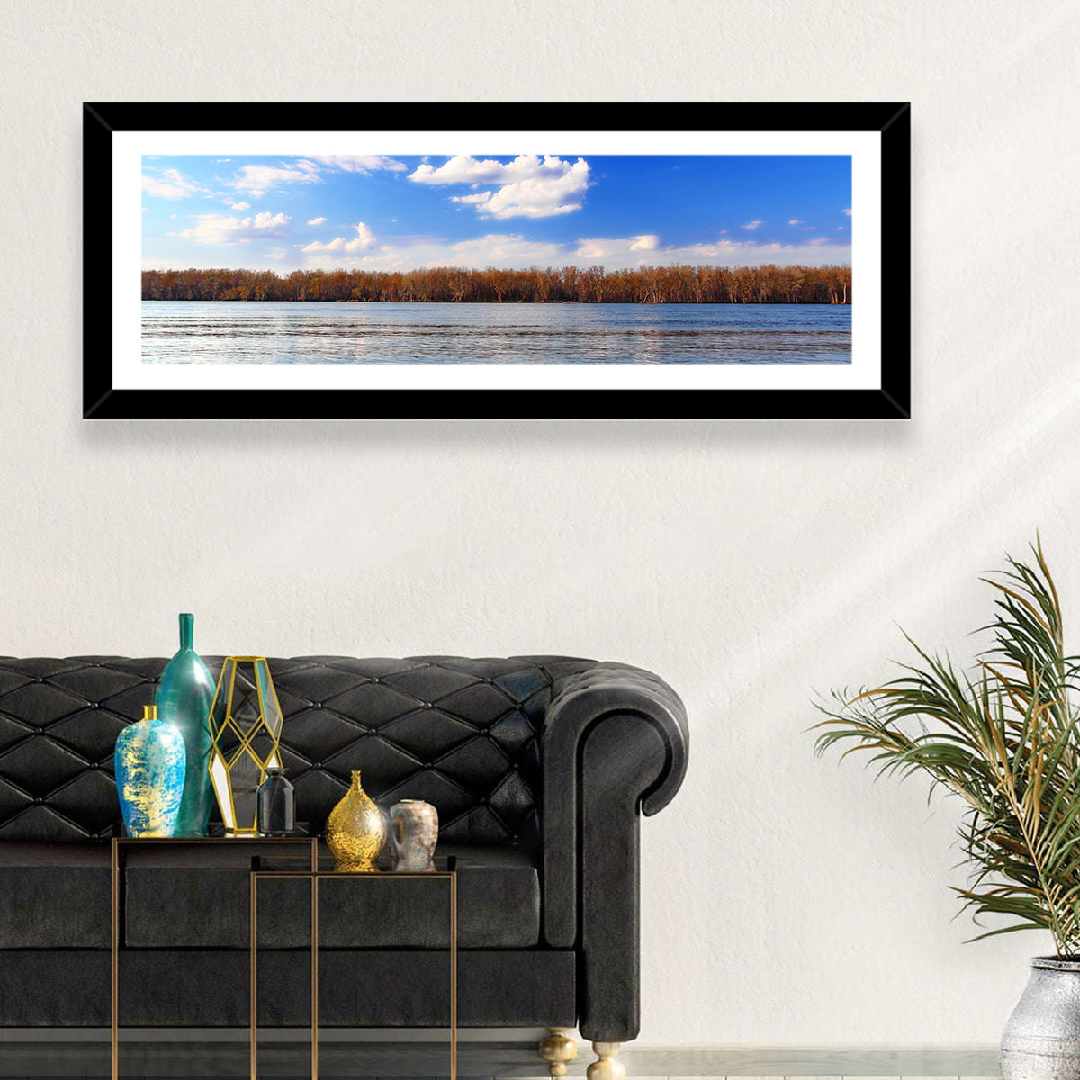 Andalusia Slough Autumn River Wall Art