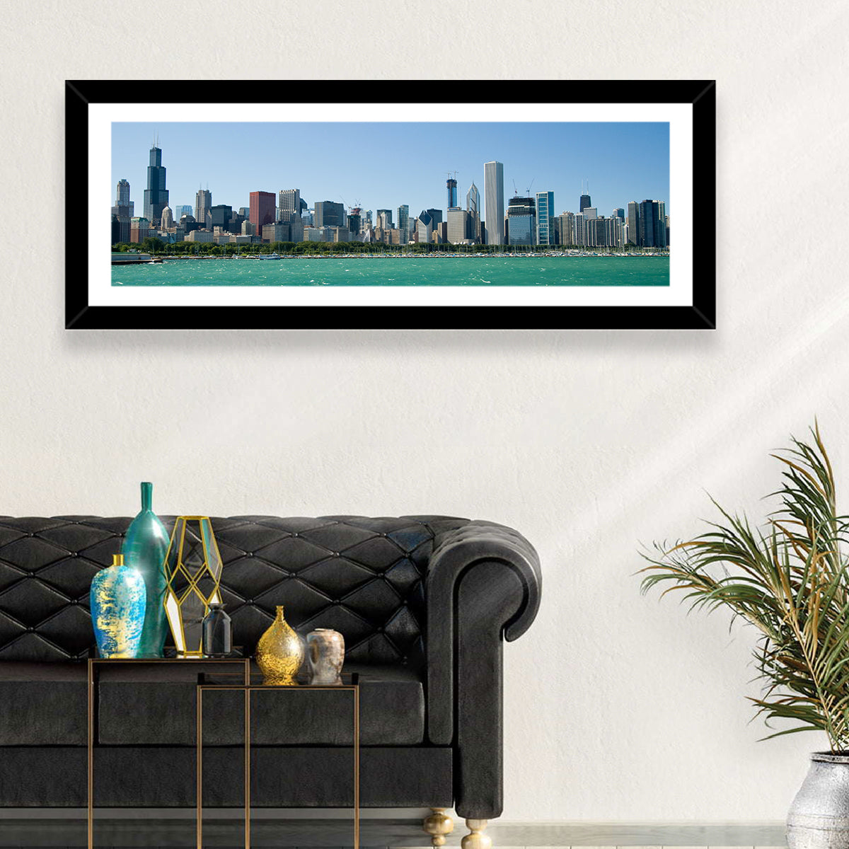 Chicago Skyline with Willis Tower Wall Art