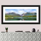 Mission Mountain Lake Reflection Wall Art
