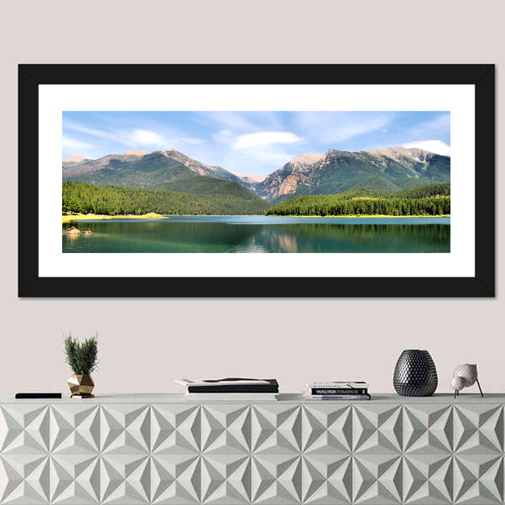 Mission Mountain Lake Reflection Wall Art