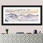 Zaili Alatay Snow Peaks Wall Art