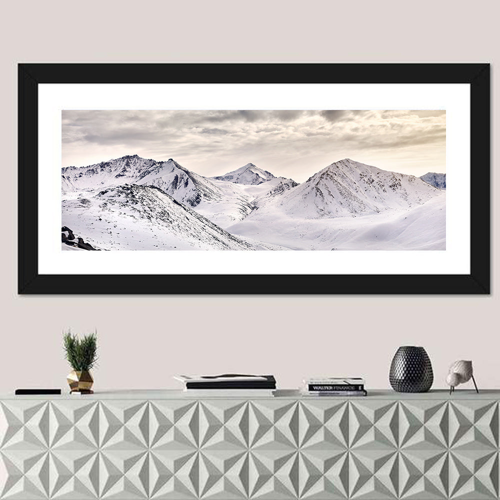 Zaili Alatay Snow Peaks Wall Art