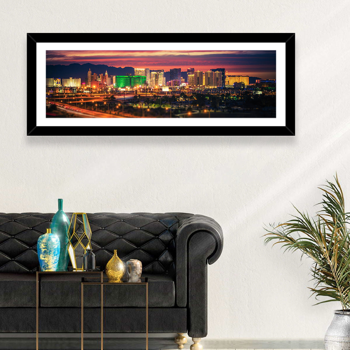 Las Vegas Twilight Skyline Wall Art