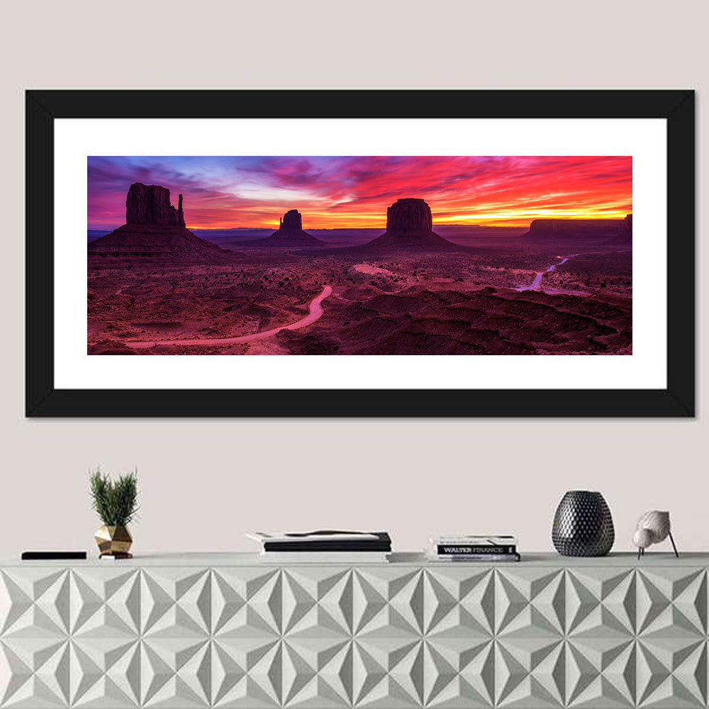 Monument Valley Arizona Sunset Wall Art