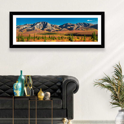 Denali Autumn Peaks Wall Art