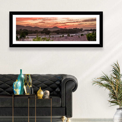 Sunset Curve on Texas Highway 16 Wall Art