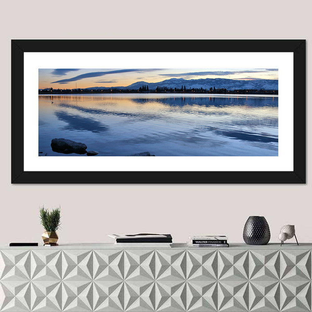Sparks Marina Twilight Reflection Wall Art
