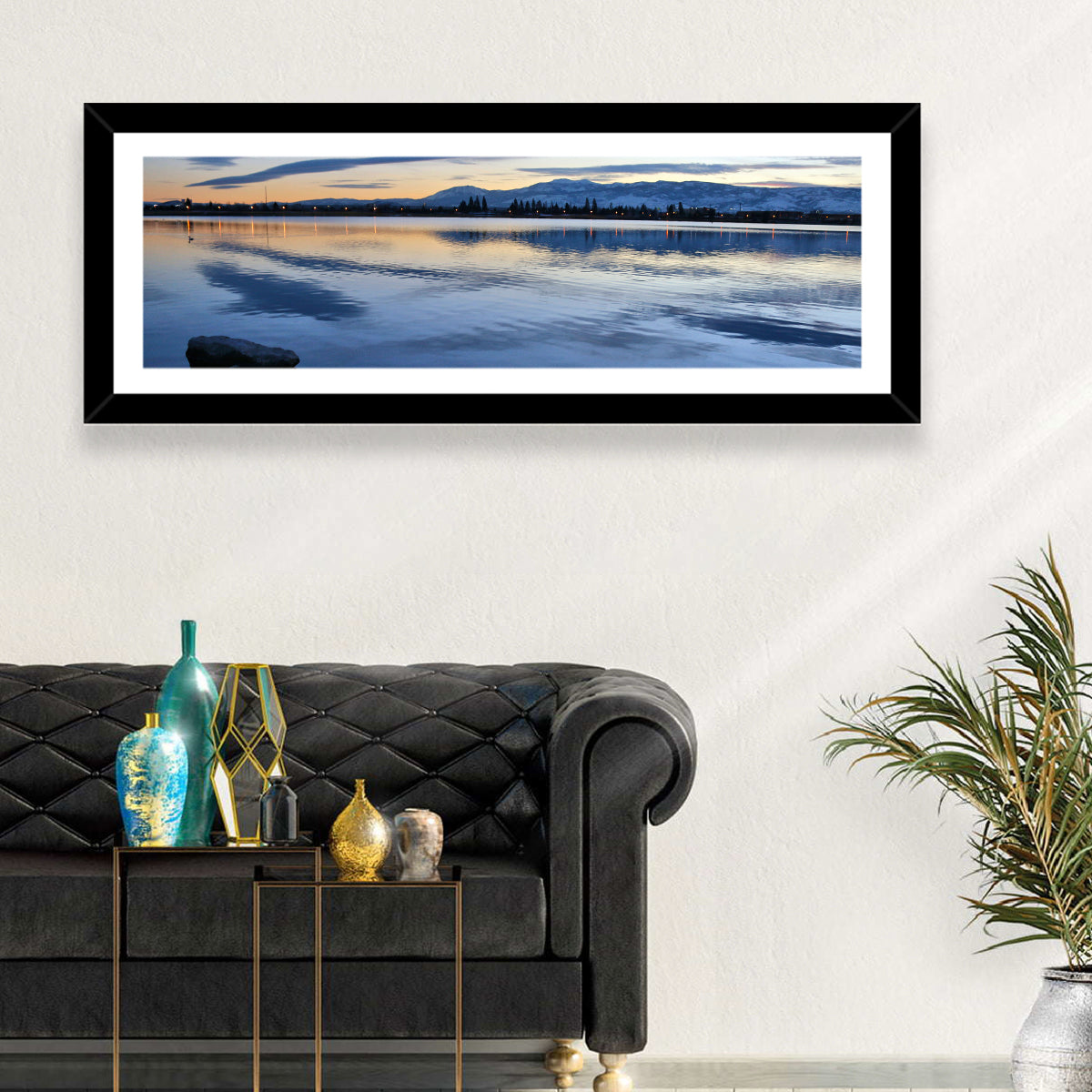 Sparks Marina Twilight Reflection Wall Art