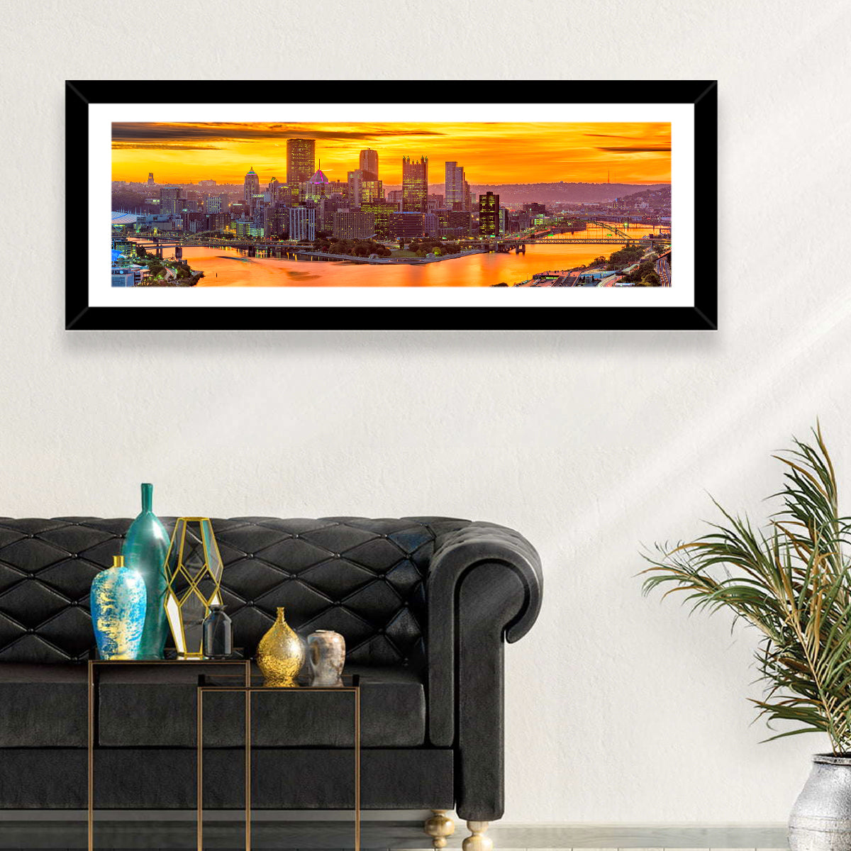 Pittsburgh Skyline at the Point Wall Art