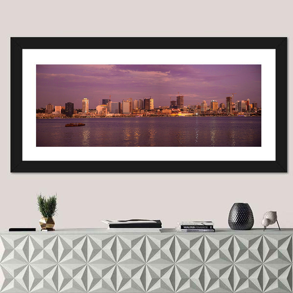 Luanda Skyline at Dusk Wall Art