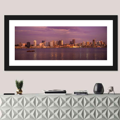 Luanda Skyline at Dusk Wall Art