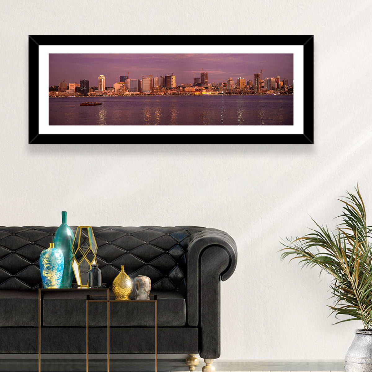 Luanda Skyline at Dusk Wall Art