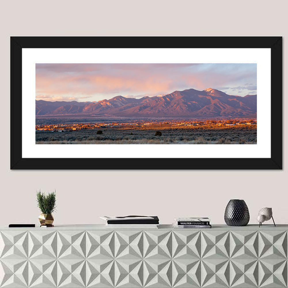 Taos Valley Sunset Wall Art