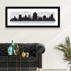 Salt Lake City Skyline Wall Art
