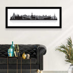 Amsterdam Skyline Silhouette Wall Art