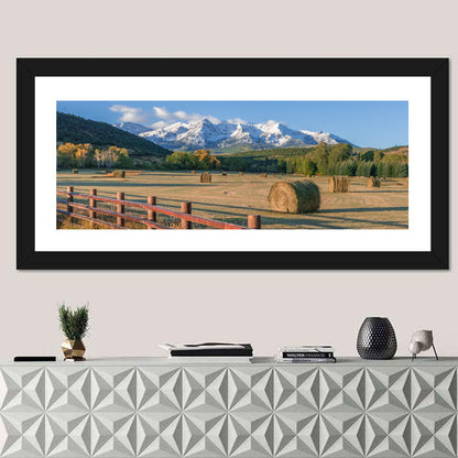 Colorado Hay Bales Wall Art