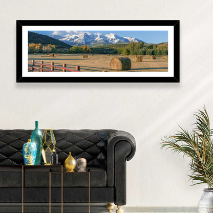 Colorado Hay Bales Wall Art