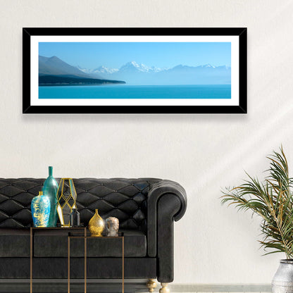 Turquoise Lake Pukaki View of Mount Cook Wall Art