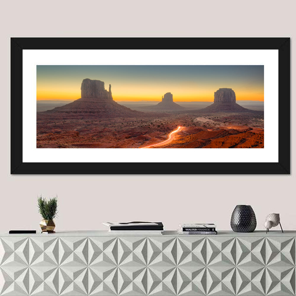 Monument Valley Golden Horizon Wall Art