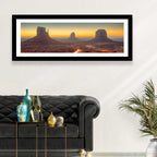 Monument Valley Golden Horizon Wall Art