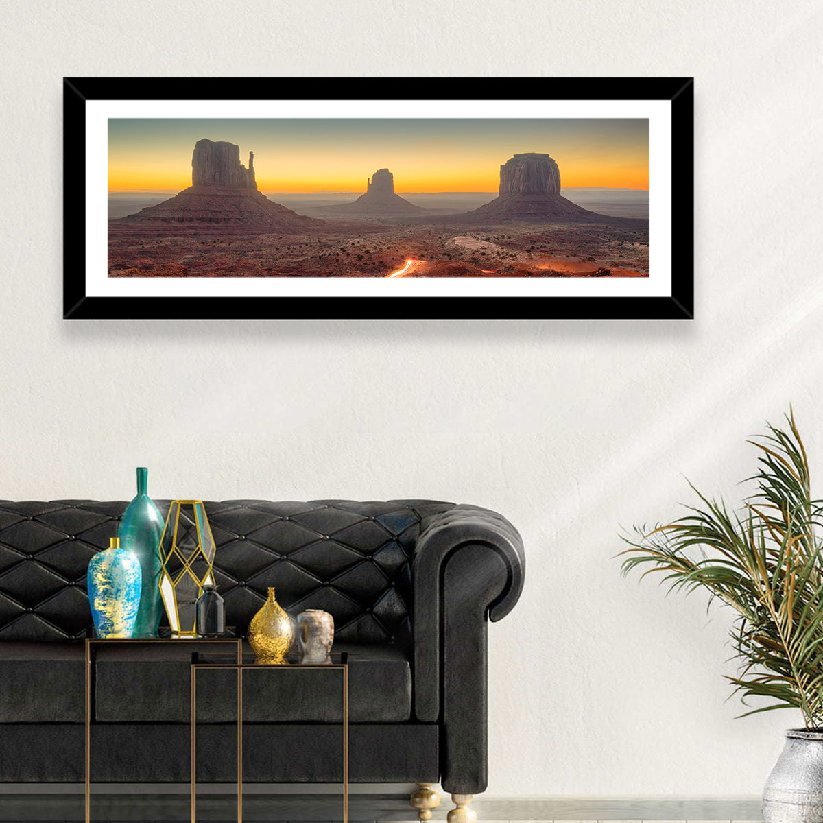 Monument Valley Golden Horizon Wall Art