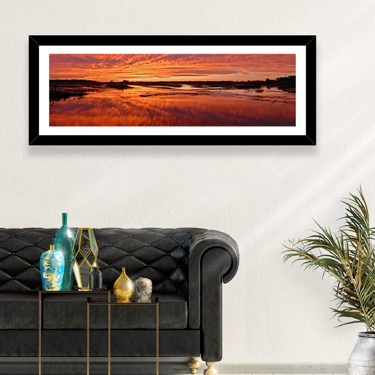 Louisiana Wetland Sunset Wall Art