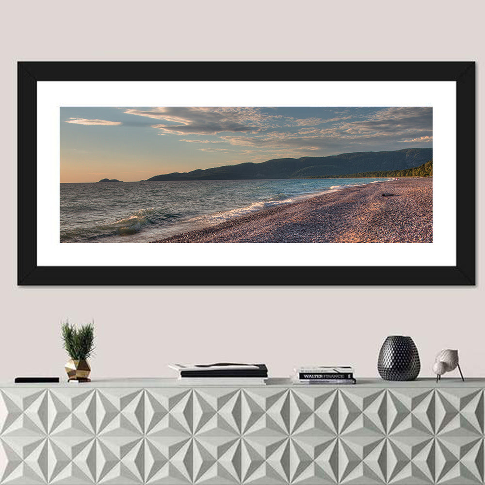 Lake Superior Pebble Beach Wall Art