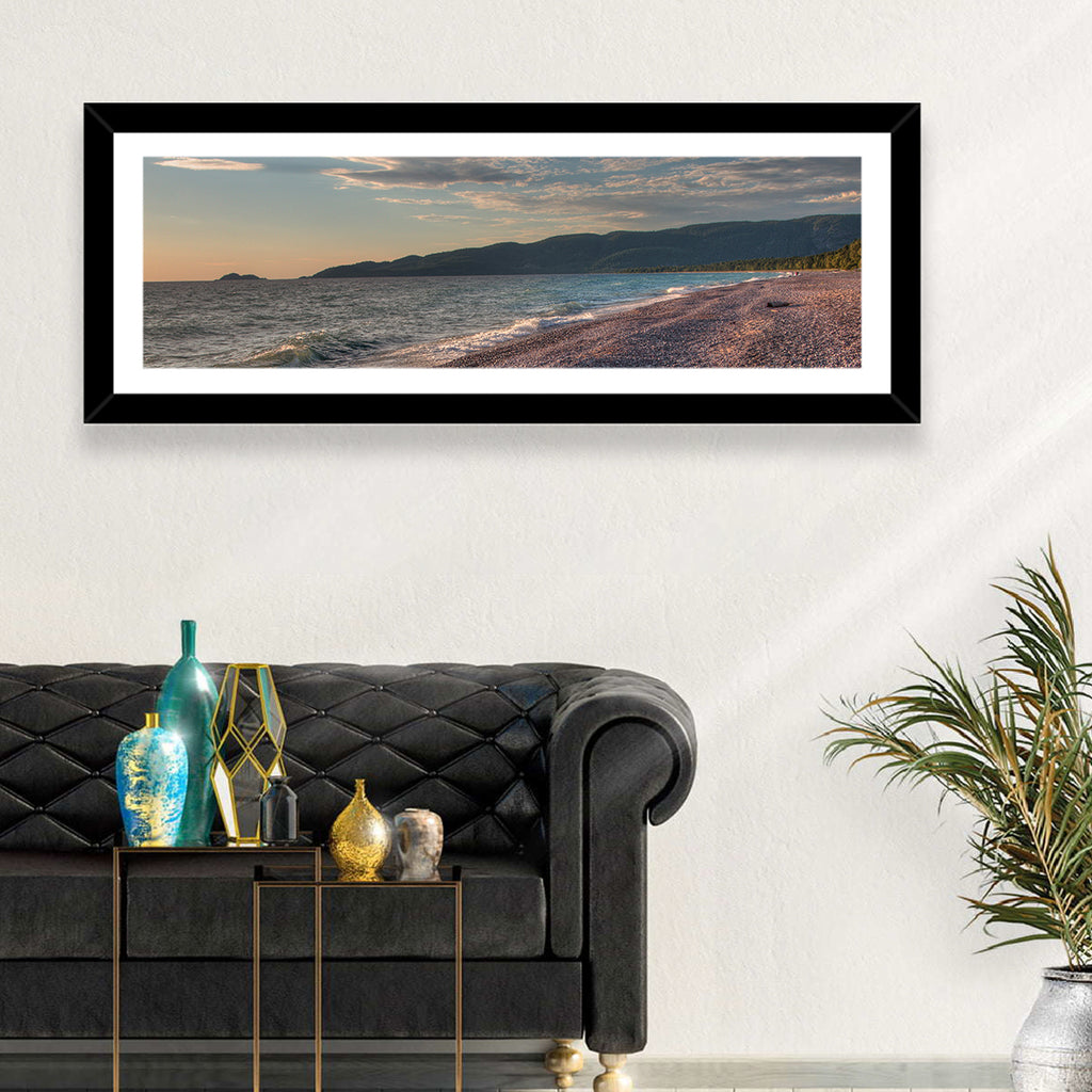 Lake Superior Pebble Beach Wall Art