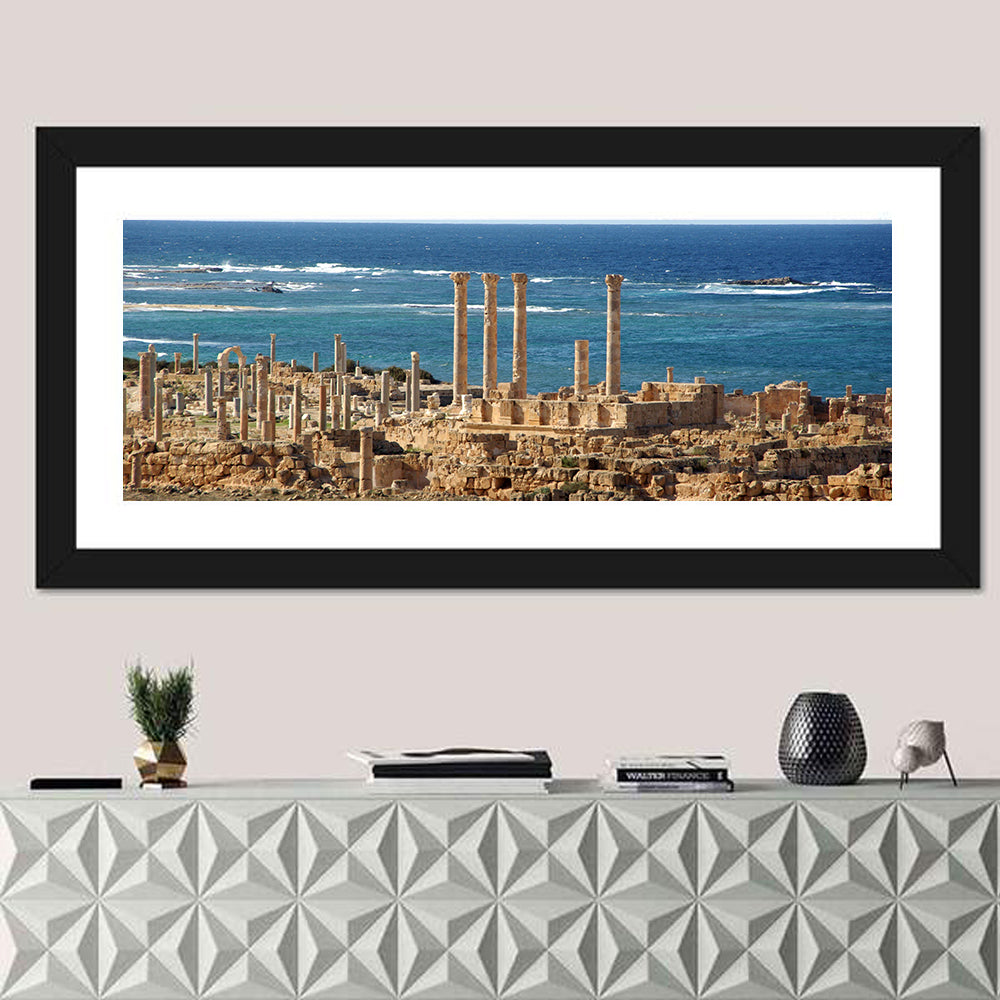 Leptis Magna Coastal Ruins Wall Art