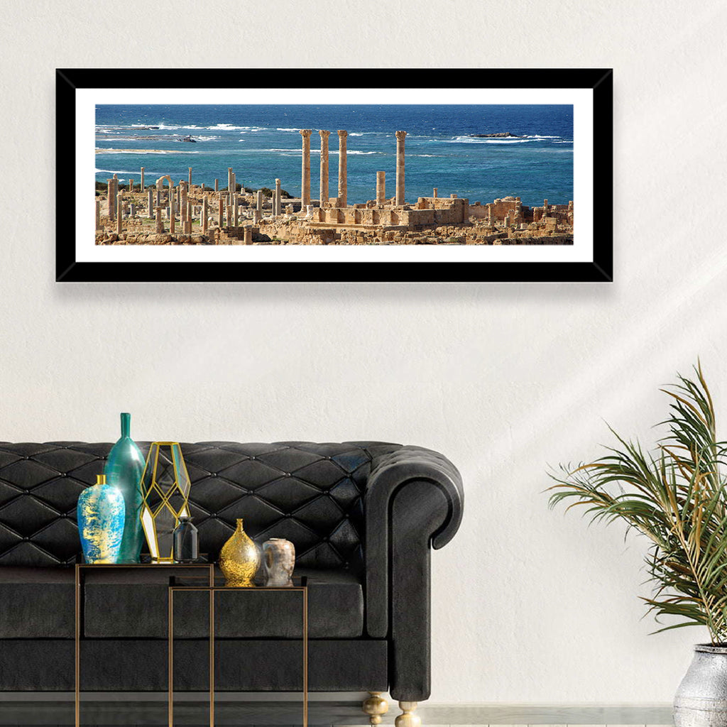 Leptis Magna Coastal Ruins Wall Art