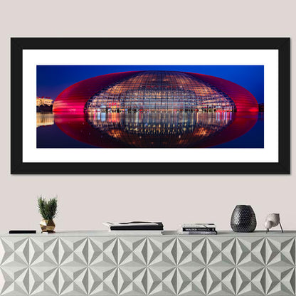 Ncpa Beijing Night Reflection Wall Art