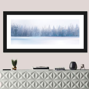 Winter Forest Illustration Wall Art