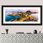 Padar Island Sunrise View Wall Art
