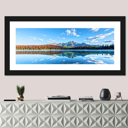 Patricia Lake Autumn Reflection Wall Art