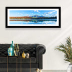 Patricia Lake Autumn Reflection Wall Art