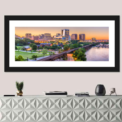 Richmond Skyline at Golden Hour Wall Art