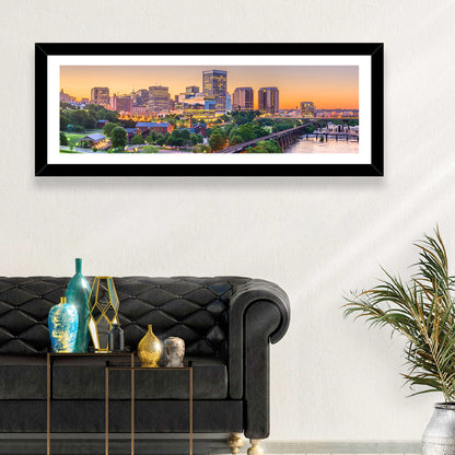 Richmond Skyline at Golden Hour Wall Art