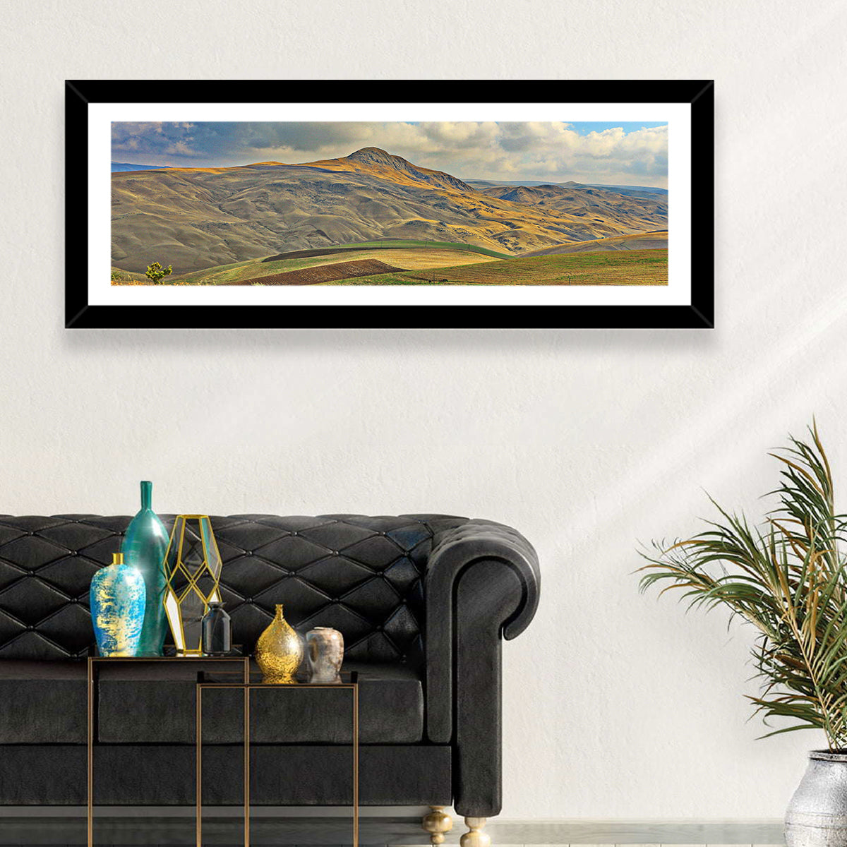 Shamakhi Valley Harvest Fields Wall Art