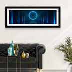 Glowing Neon Corridor Wall Art